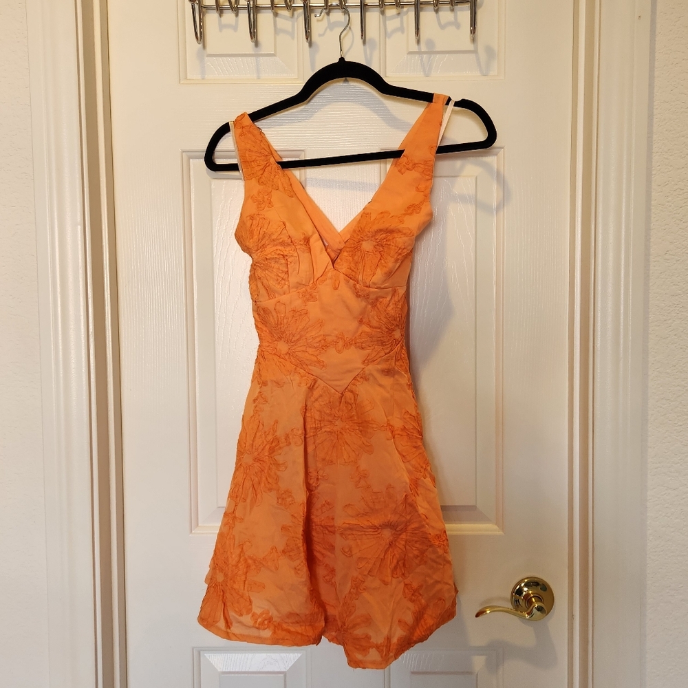 Princess Polly Elegant Orange Lace Dress